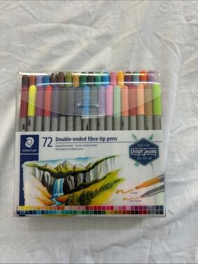 Staedtler 72 Double-Ended Fibre-Tip Pens - Multicolor Set